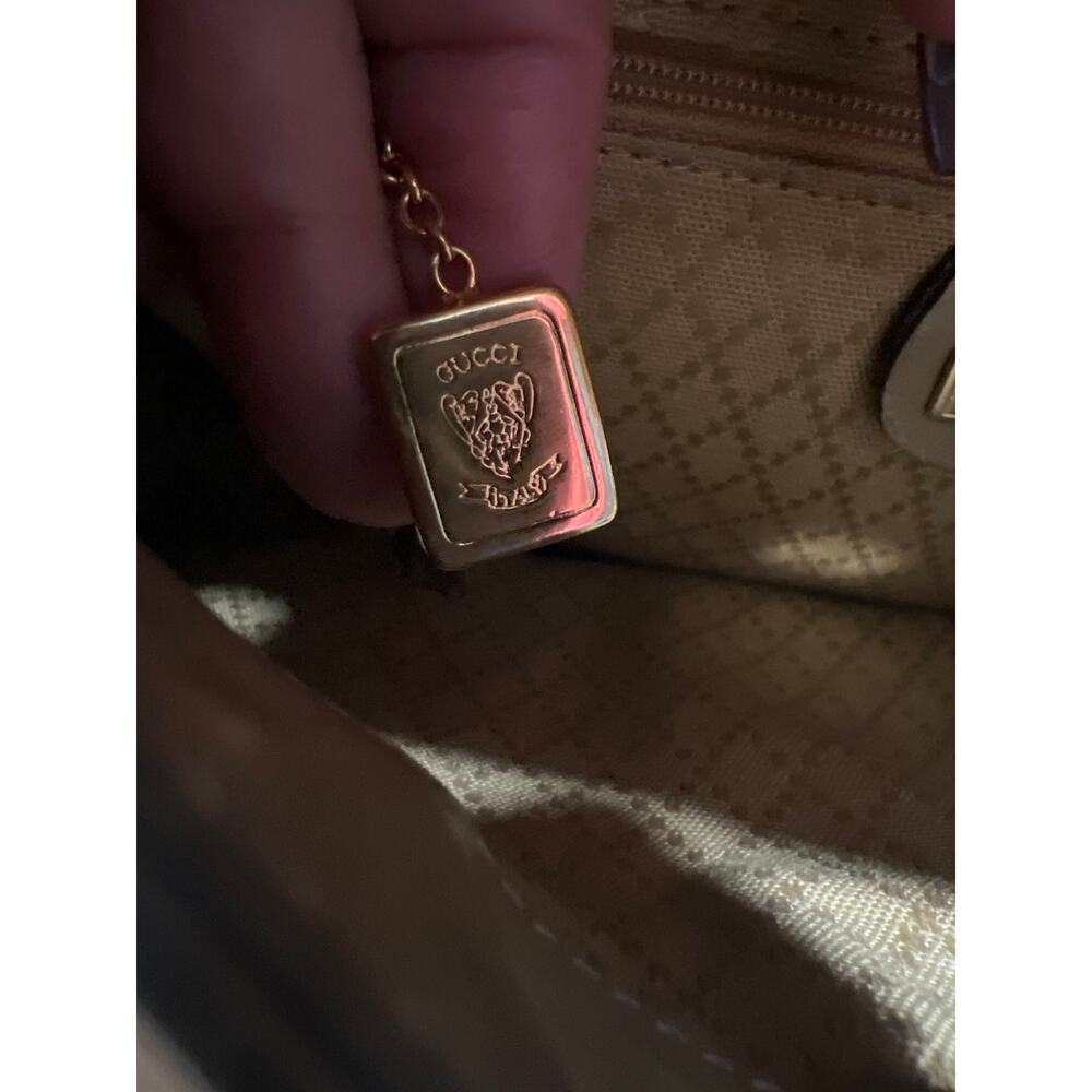 Vintage 1970’s Gucci Horsebit Beige Crossbody Shoulder Bag (some flaws READ) - Picture 11 of 16